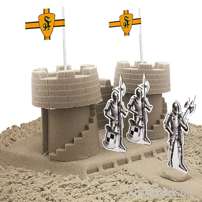 Artikelbild 3 des Artikels “Bastelset - Sandy Clay Burg, Spielsand mit Förmchen als Geschenk-Kit “