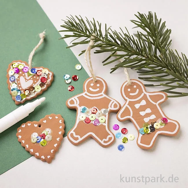 Artikelbild 3 des Artikels “Bastelset Weihnachten - Lebkuchenfiguren Modellieren, Braun “