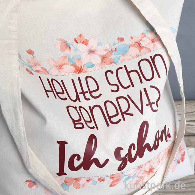 Artikelbild 3 des Artikels “Baumwolltasche, Natur, Bedruckt, Design, Heute schon genervt “