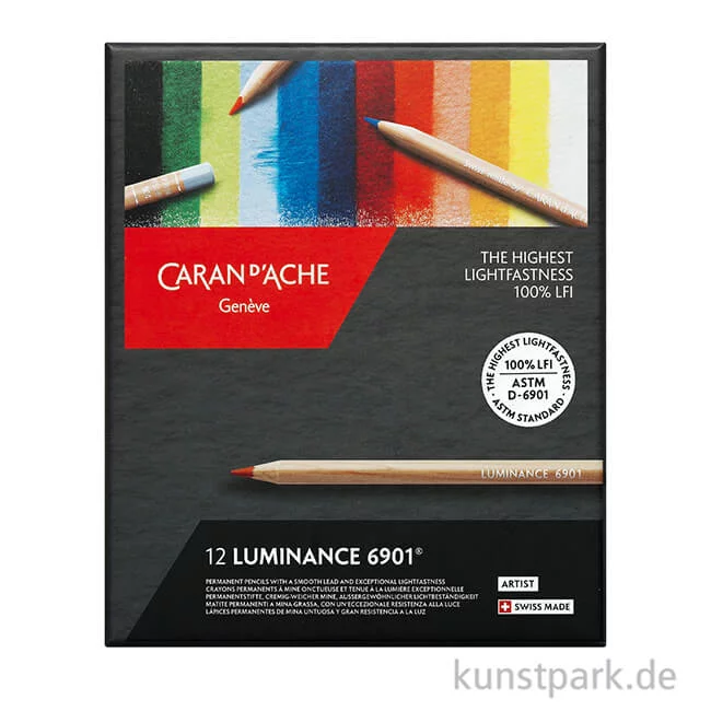 Artikelbild 3 des Artikels “Caran d'Ache - Luminance 6901, 12 Farbstifte im Set “