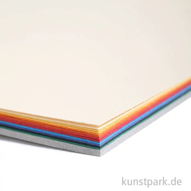 Artikelbild 3 des Artikels “Clairefontaine ETIVAL COLOR Zeichenpapier, DIN A4, 160 g/m², 20 Blatt “