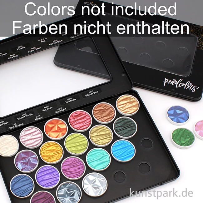 Artikelbild 3 des Artikels “COLIRO Leerkasten aus Metall für 22 Farben, Schwarz “