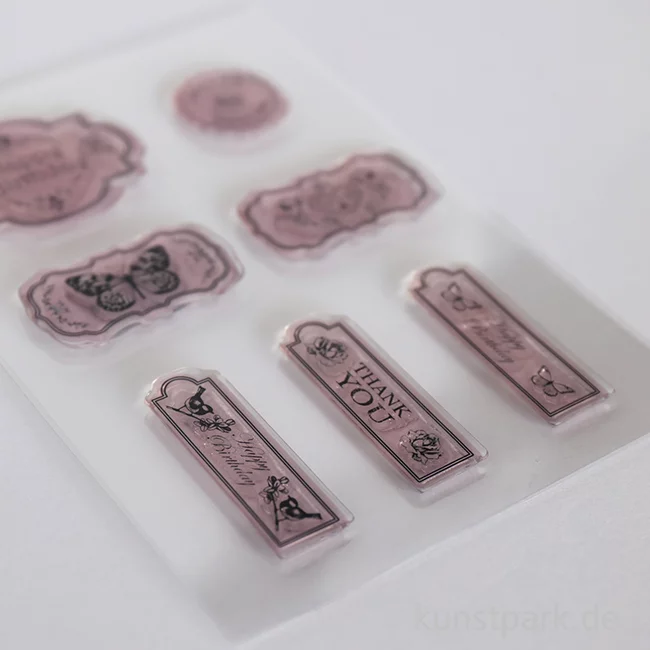 Artikelbild 3 des Artikels “CraftEmotions Clear Stamps - Etiketten, DIN A6 “