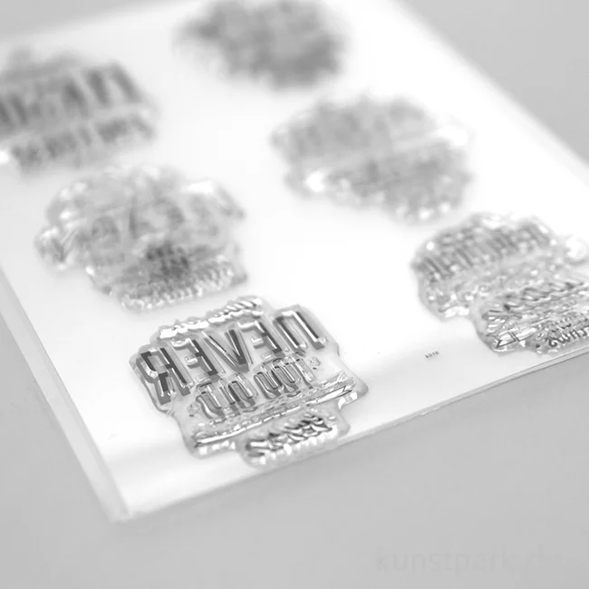 Artikelbild 3 des Artikels “CraftEmotions Clear Stamps - Labels Lyrics, DIN A6 “
