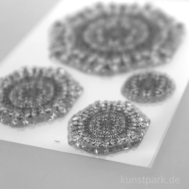 Artikelbild 3 des Artikels “CraftEmotions Clear Stamps - Mandala Herz, DIN A6 “