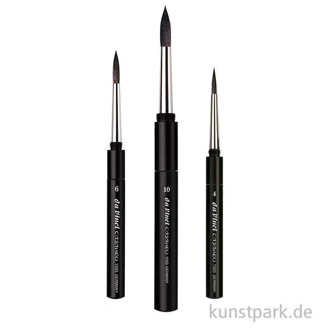 Artikelbild 3 des Artikels “da Vinci Reisepinsel-Set 3 Pinsel der Serie 1593 “
