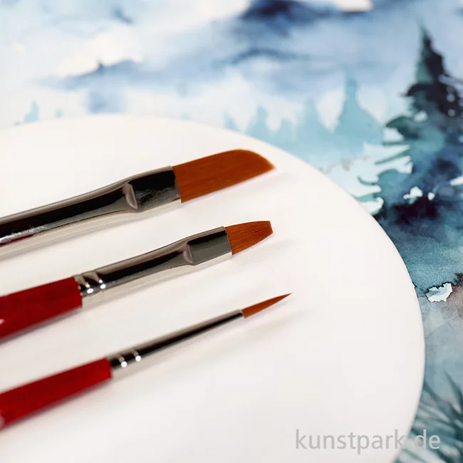 Artikelbild 3 des Artikels “da Vinci - WINTER WONDER Watercolor-Set May & Berry mit drei Pinseln “