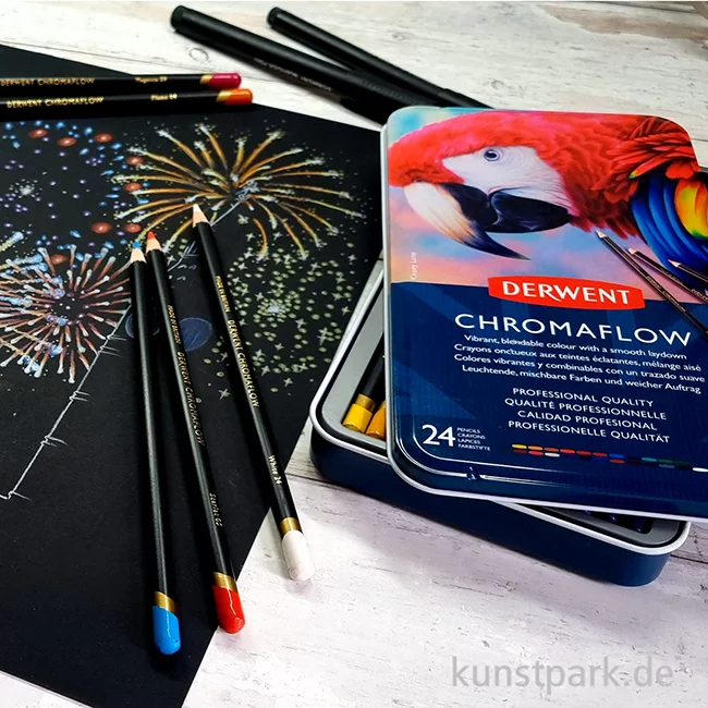 Artikelbild 3 des Artikels “Derwent CHROMAFLOW Farbstifte - 24er Set “