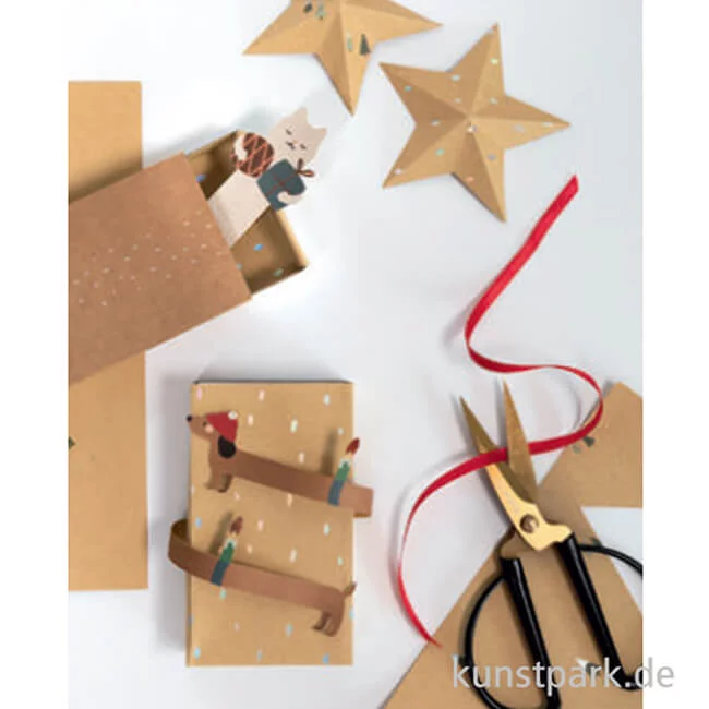 Artikelbild 3 des Artikels “Designpapier Block - Magic Christmas Paper, Kraft, DIN A4 “