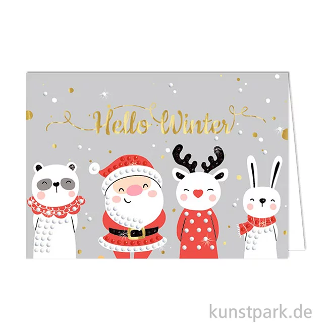 Artikelbild 3 des Artikels “Diamond Painting Cards - Happy Christmas Weihnachtskarten “