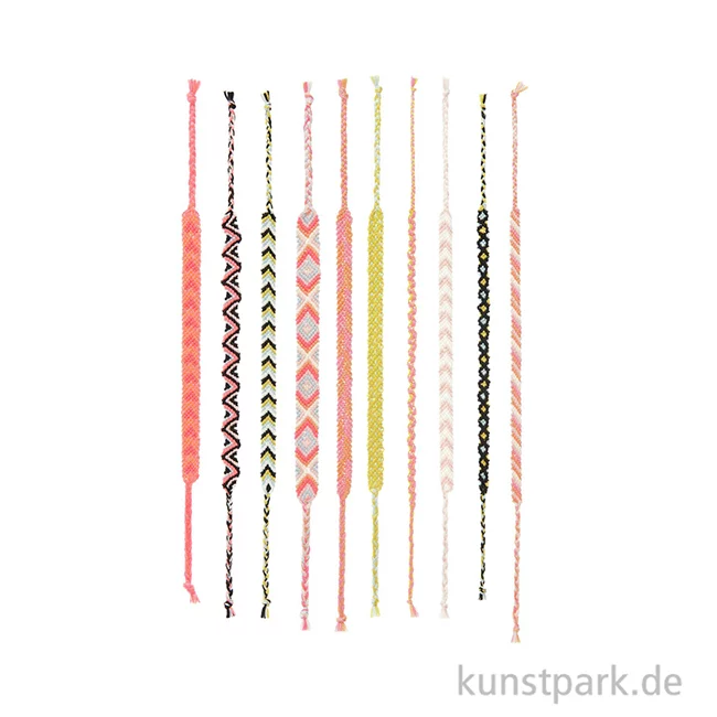 Artikelbild 3 des Artikels “DIY Freundschaftsarmbänder Set, Fashion Colours, 10 x 8 m Garn “