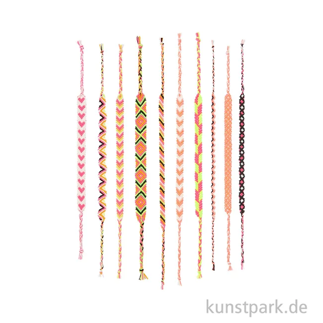 Artikelbild 3 des Artikels “DIY Freundschaftsarmbänder Set, Neon Colours, 10 x 8 m Garn “