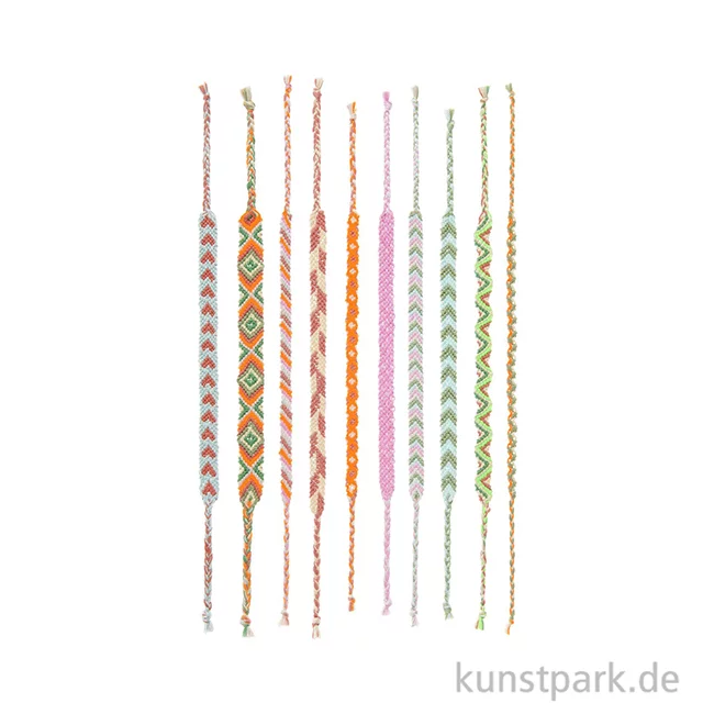 Artikelbild 3 des Artikels “DIY Freundschaftsarmbänder Set, Neon Mix, 10 x 8 m Garn “