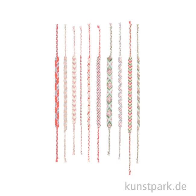 Artikelbild 3 des Artikels “DIY Freundschaftsarmbänder Set, Pastel Colours,10 x 8 m Garn “