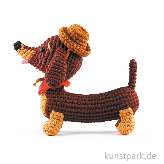 Artikelbild 3 des Artikels “DIY Häkelset - Dackel Amigurumi Kit “