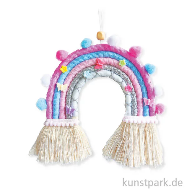 Artikelbild 3 des Artikels “DIY Makramee Set - Regenbogen Wanddeko “