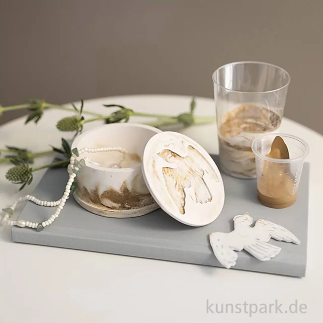 Artikelbild 3 des Artikels “DIY Set - Dose mit Deckel gießen, Resin, Beige, Creme “