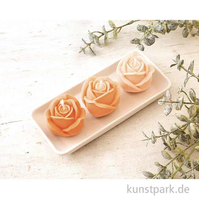 Artikelbild 3 des Artikels “DIY Set - Kerzen Blumen Trio mit Keramikschale “
