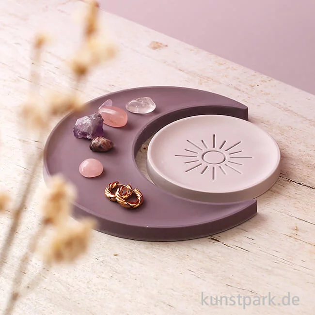 Artikelbild 3 des Artikels “DIY Set - Schalen gießen mit Jesmonite AC100 + Zubehör, Mond + Sonne “