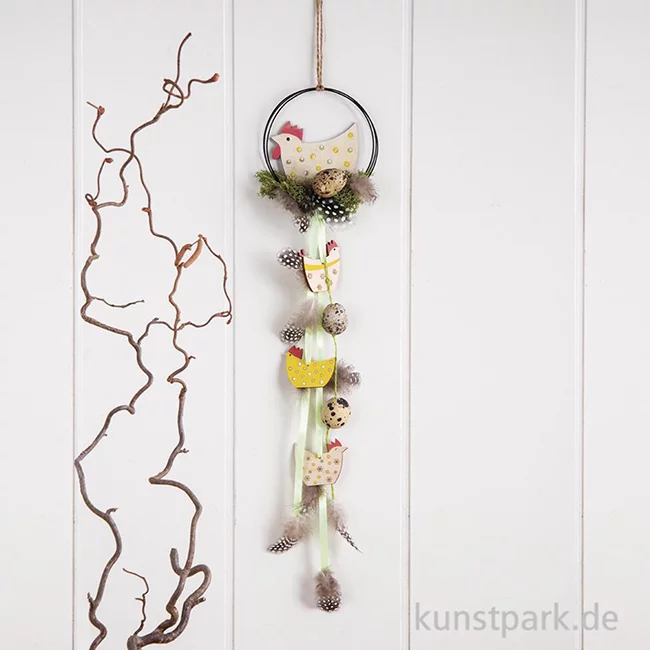 Artikelbild 3 des Artikels “Draht Ring zum Hängen, Schwarz, Durchmesser 10 cm “