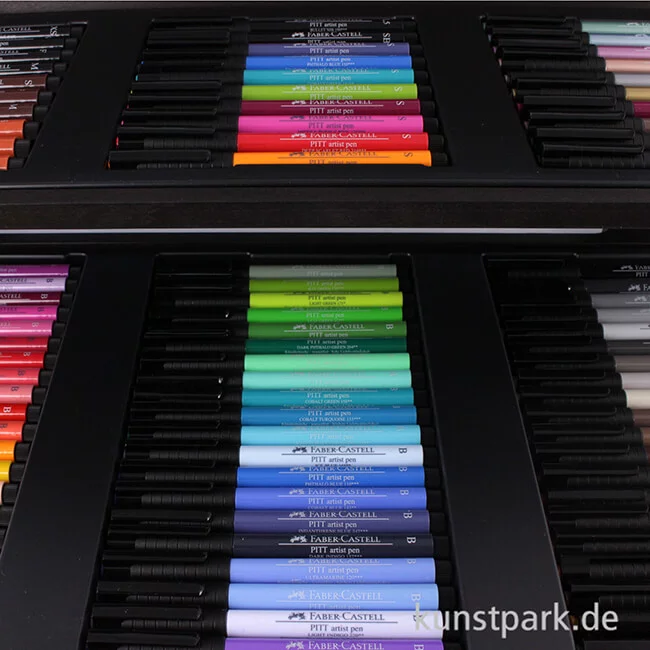 Artikelbild 3 des Artikels “Faber-Castell PITT Artist Pen - 90er-Set im Holzkoffer “