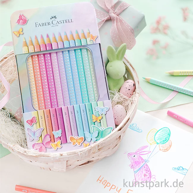 Artikelbild 3 des Artikels “Faber-Castell Buntstifte Sparkle Pastell, 12er Metalletui “