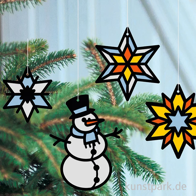 Artikelbild 3 des Artikels “Fensterbilder Bastelset - WINTER Transparent “
