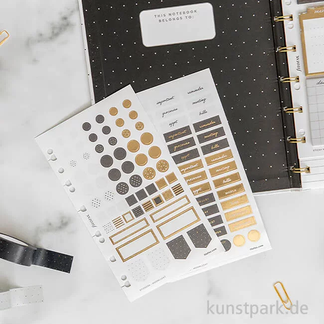 Artikelbild 3 des Artikels “FILOFAX Sticker - Moonlight, 6 Stickerbögen “