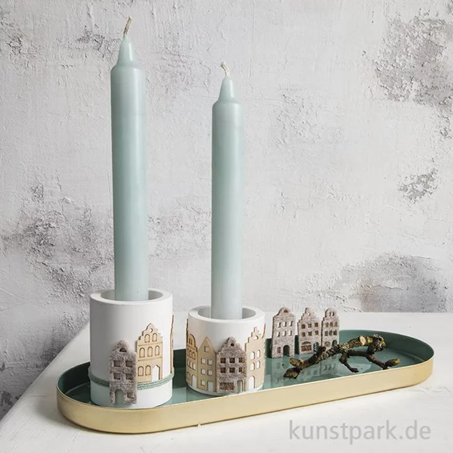 Artikelbild 3 des Artikels “Filz Streuteile Nordic Häuser mit Klebepunkt, 3,5-4,2 cm, 12 Stück “