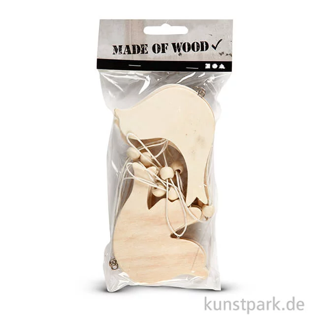 Artikelbild 3 des Artikels “Friedenstaube aus Holz, Größe 7,5 x 9,5 cm, 10 Stück “