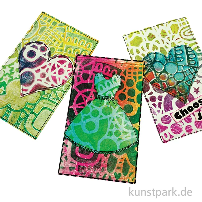 Artikelbild 3 des Artikels “Gelli Arts - Card Printing Set mit viel Zubehör “