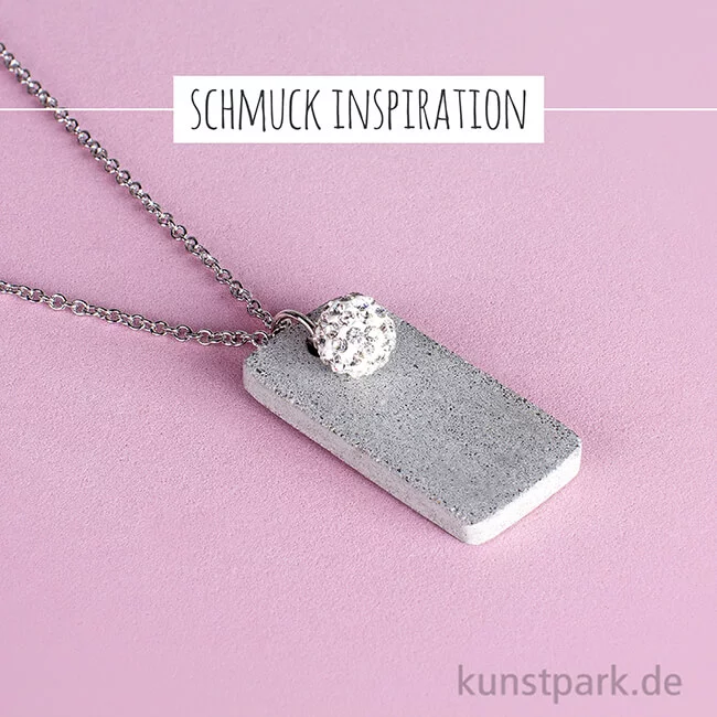 Artikelbild 3 des Artikels “Gießform - Anhänger Rechteck - 1,9 x 3,9 cm, Stück “
