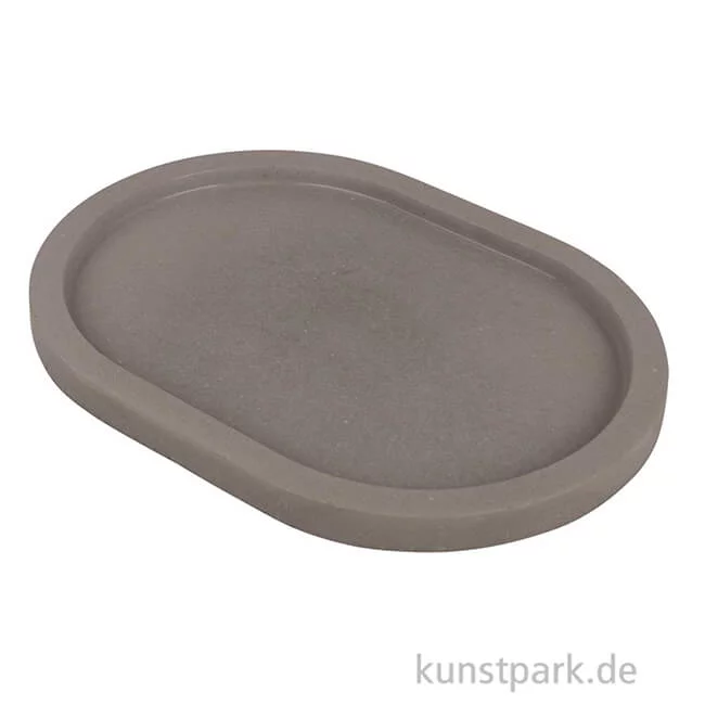 Artikelbild 3 des Artikels “Gießform - Dekoplatte Oval, 24,5 x 18 x 2 cm “