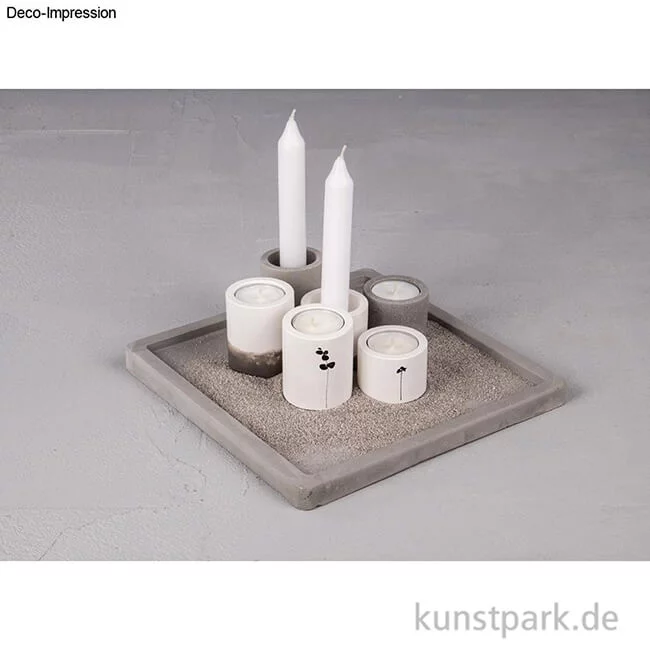 Artikelbild 3 des Artikels “Gießform - Dekoplatte Quadrat, 25 x 25 x 2 cm, Rand 1,3 cm “