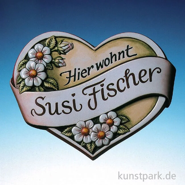 Artikelbild 3 des Artikels “Gießform - Haus-Türschild, Herz “