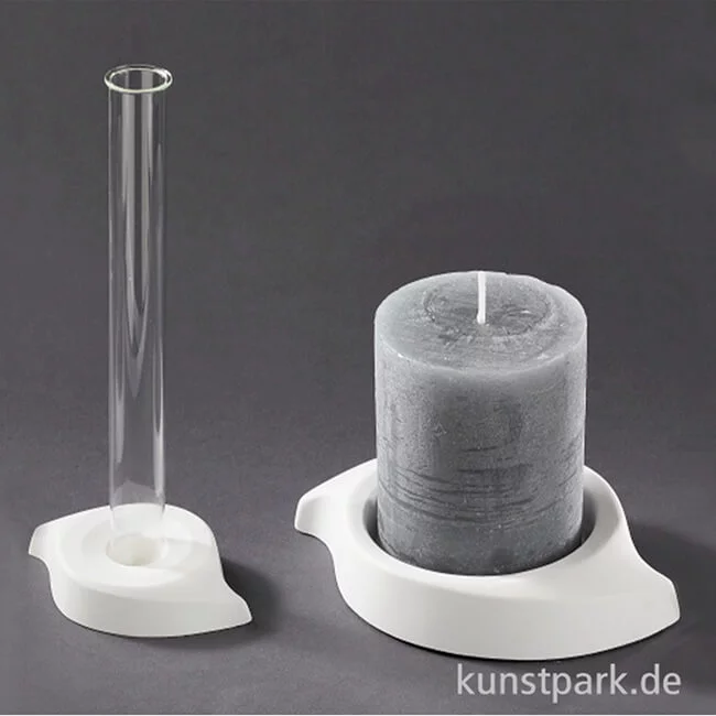 Artikelbild 3 des Artikels “Gießform - Kerzenhalter II für Stab- + Stumpenkerzen “