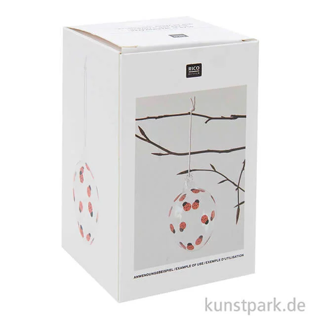 Artikelbild 3 des Artikels “Glas Ei - Marienkäfer “