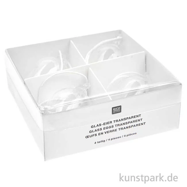 Artikelbild 3 des Artikels “Glas Eier Klar, 4-teilig “