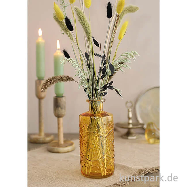 Artikelbild 3 des Artikels “Glas Vase - Barcelona, Gelb, Durchmesser 90 mm, Höhe 20,5 cm “
