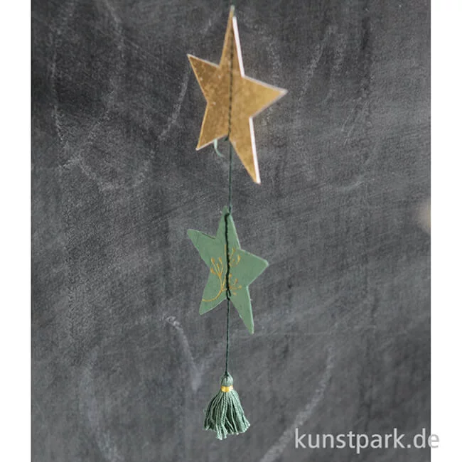 Artikelbild 3 des Artikels “Good old friends - Wintersternkette, Grün-Gold “