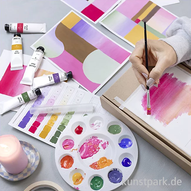 Artikelbild 3 des Artikels “Gouache Malset mit Farben und Zubehör “