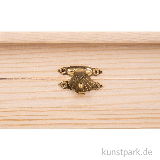 Artikelbild 3 des Artikels “Holz Schatulle, Natur, 10,5 x 19 x 13,5 cm “