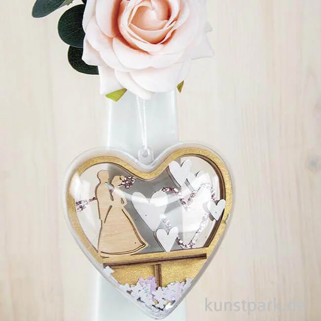 Artikelbild 3 des Artikels “Holzbausatz - Brautpaar, Hochzeit, 10 cm, 5-teilig “