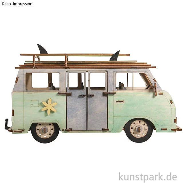 Artikelbild 3 des Artikels “Holzbausatz 3D - Campingbus “