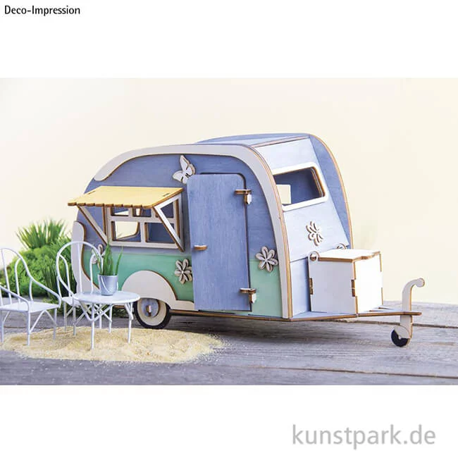 Artikelbild 3 des Artikels “Holzbausatz 3D - Wohnwagen “
