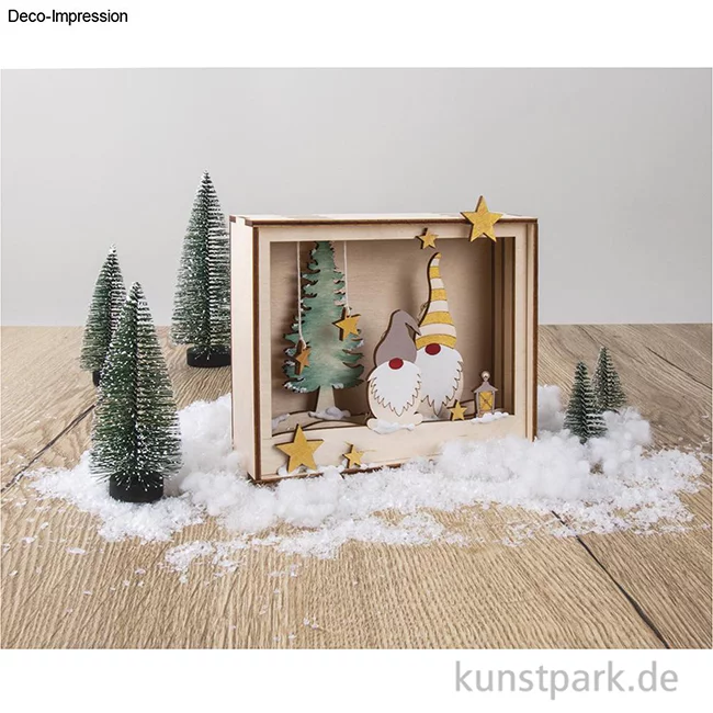 Artikelbild 3 des Artikels “Holzbausatz Motivrahmen - Wichtel, 16-teilig, 15,5 x 3,8 x 12,5 cm “