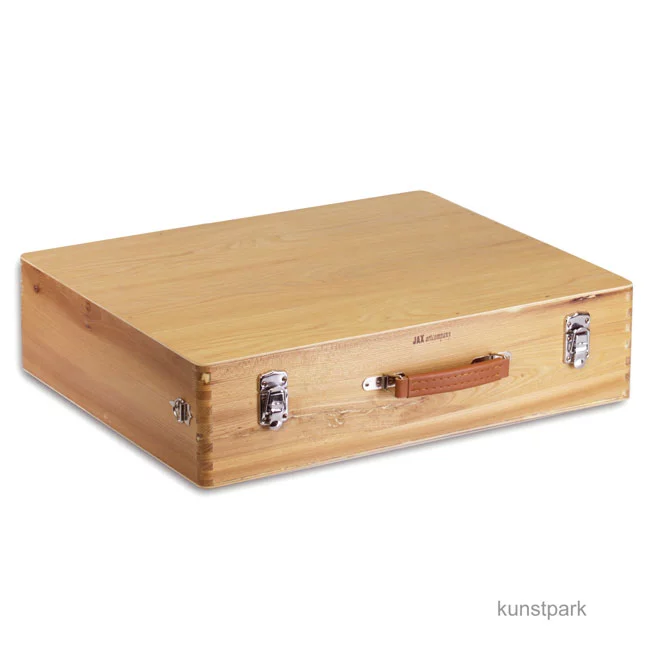Artikelbild 3 des Artikels “Holzmalkoffer mit Metallschließen, groß “
