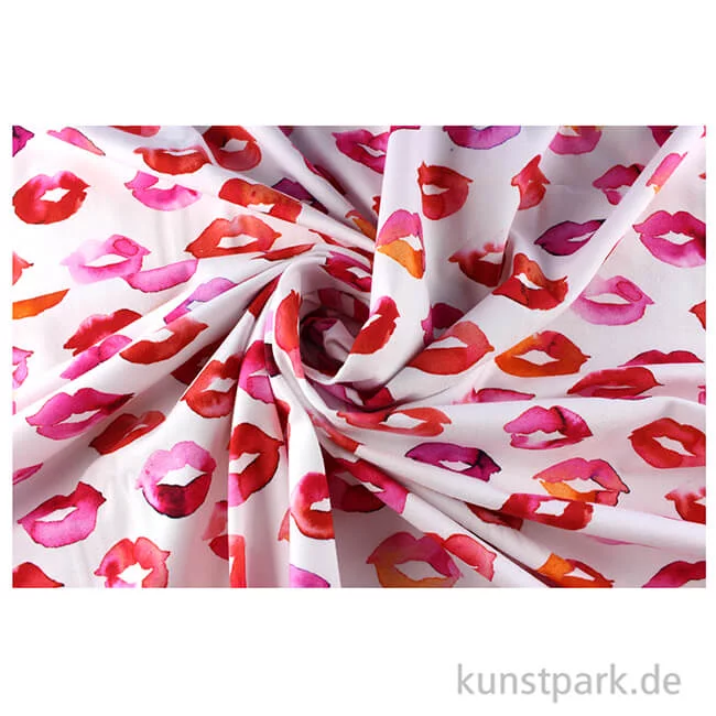 Artikelbild 3 des Artikels “Jersey - Küsse Rot - 1 m x 1,45 m “