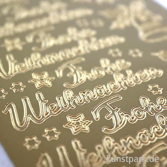 Artikelbild 3 des Artikels “Kreativ Sticker - Frohe Weihnachten Motive 1, Silber, 10 x 23 cm “