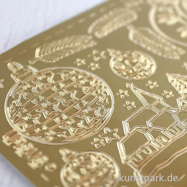 Artikelbild 3 des Artikels “Kreativ Sticker - Weihnachten 2, Gold, 10 x 23 cm “